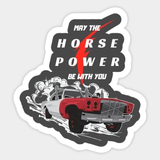 Mega Muscle Car Sticker